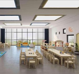 Eibele Prix bon marché du mobilier de salle de classe pour garde d'enfants Toddler Wood Kindergarten Furniture Kid Wood Child Education Nursery Center - Product Image 5