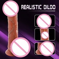 Biegbares Flexibles Erwachsenen-Spielzeug Weicher Silikon Großer Dildo 1:1 Nachbildung und Hautgefühl Dildos für Mann und Ihn