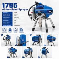 Pulvérisateur de peinture électrique sans air haute pression portable 2700W pour la peinture de la maison