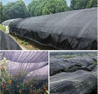 Personnalisation en gros 30% ~ 90% tissu de maille de blocage du soleil filet d'ombrage de maille en plastique noir serre agricole escargot de soleil
