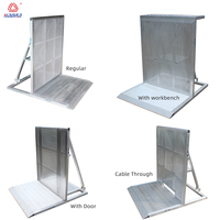 Podium en aluminium, barrières de sécurité pour concerts, barrières de contrôle de foule pour événements, clôtures de sécurité, location de barrières Mojo