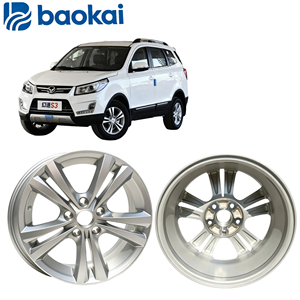 <span class=keywords><strong>Jante</strong></span> en alliage d'aluminium finition argent style original pour BAIC Huansu S3 16 pouces, remplacement, état neuf - Product Image 4