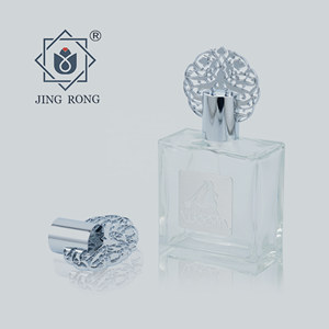 Capot zamak <span class=keywords><strong>nina</strong></span> gemmes sur brillant noir rectangulaire <span class=keywords><strong>rose</strong></span> noir animal luxe couronne magnétique métal unique personnalisé zamac bouchon de <span class=keywords><strong>parfum</strong></span> - Product Image 3