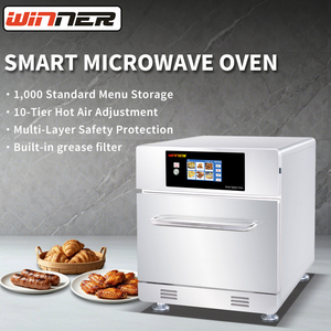 Horno Eléctrico Comercial de Alta Velocidad con Filtro de Aceite Integrado y Sistema de Desodorización Catalítica, Horno de Microondas con Importación de Menú por USB - Product Image 3