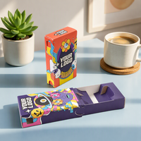 Boîtes d'emballage coulissantes personnalisées en carton réutilisable, imprimées, à l'épreuve des enfants, pour cartouches jetables AIO