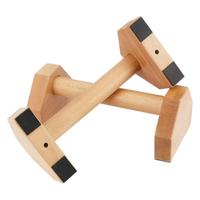 Barres de pompes russes en bois pour fitness, simple/double barre, pour entraînement de force à domicile, personnalisation OEM