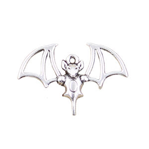 Charms pipistrello succhiasangue 22x32mm ciondoli Color argento tibetano gioielli antichi fai da te fatti a mano - Product Image 1