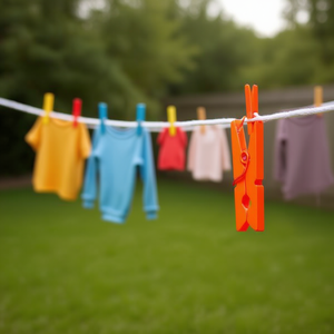 Ilan Mollette in Legno 3.0 Cm Arancioni 20 Pezzi per Bucato - Product Image 3