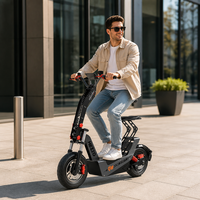 Scooter électrique tout-terrain 72V 10 000W pliable, capacité de 150 kg, alliage d'aluminium au lithium, pneus tout-terrain de 16 pouces, autonomie de 35 km