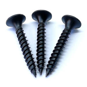 Vis à cloison sèche en acier à filetage fin, 3,5x25, pointues, phosphatées noires, de haute qualité, fabriquées en Chine/Taïwan, vente chaude - Product Image 4