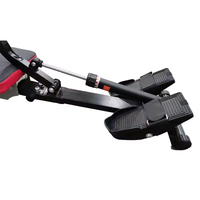 Máquina de remo de entrenamiento cardiovascular plegable silenciosa de resistencia a la tensión ajustable portátil de marca personalizada de fábrica
