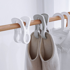 Large Clothes <b>Clips</b> Rectangle Plastic Drying <b>Clips</b> <b>Hook</b> Type Durable For Household Use - Product Image 3