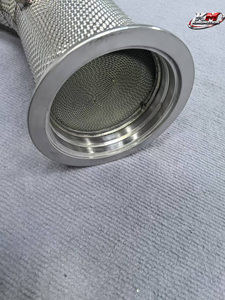 <span class=keywords><strong>KM</strong></span> SS304 Euro 6 Downpipe catalytique à haut débit avec bouclier thermique pour <span class=keywords><strong>Lamborghini</strong></span> <span class=keywords><strong>Urus</strong></span> V8 4.0T – Amélioration des performances du collecteur d'échappement - Product Image 4