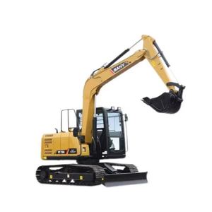 Excavadora de cadenas SANY SY75C, marca de renombre, certificada CE, con cucharón, motor y componentes principales de la bomba - Product Image 1