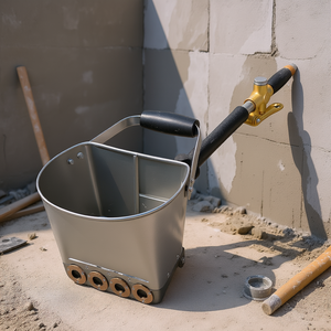 D0100HADJNA 4 Jet 3Hp Manual Stucco Sprayer 18L Hopper Wall Paint Mortar <b>Spray</b> Machine High Efficiency <b>Pump</b> - Product Image 2