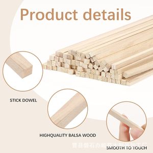 Wooden Stick Craft <b>Kit</b> A427 Natural Color Round Sticks For <b>DIY</b> Handmade Projects Children And Adults - Product Image 3