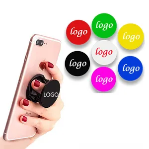 Fabriek Prijs Aangepaste Logo Telefoon Vinger Grip Holder Mobiel Desktop Stand Mobiele Telefoon Socket