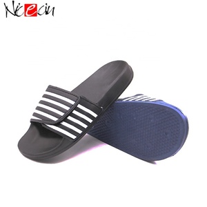 Custom PVC EVA <b>Slides</b> Comfortable Soft Sole <b>Slide</b> Sandals For Men Women Bulk Stripe Printing Beach Sliders OEM ODM - Product Image 2