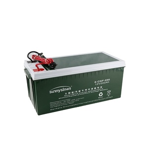 Batería de ácido de plomo de gel de 12V y 200Ah, válvula sellada de ciclo profundo regulado para energía solar/eólica, batería de iones de litio fabricada - Product Image 4
