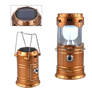 Outdoor lantern for camping light powerbank Solar Power portable camping lantern rechargable 3w led camping lights