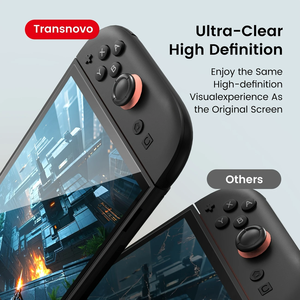 Étui en cristal Nintendo Switch 2 OLED, <span class=keywords><strong>film</strong></span> protecteur en verre trempé 3D 9H, kit d'outils anti-choc pour console de jeu, verre pour console - Product Image 5