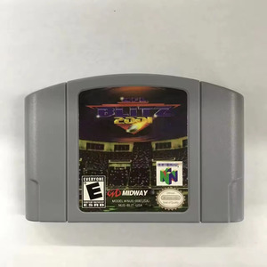 ตลับเกม NFL <span class=keywords><strong>Blitz</strong></span> N64 เวอร์ชั่นอเมริกา ปี 2001 สำหรับเครื่องเล่นเกมนินเทนโด - Product Image 1