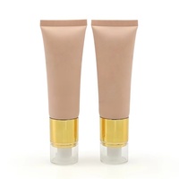 Envase Vacío Personalizado de 30 mm, 50 ml, 70 ml, Tubo de Plástico Suave para Base de Maquillaje, Crema BB, Crema CC, Bomba Sin Aire, Envase Cosmético para Lociones