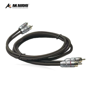 Câble de signal audio pour amplificateur de voiture haute fidélité AK-RN161 avec connecteurs RCA en cuivre pur pour une qualité sonore améliorée - Product Image 2