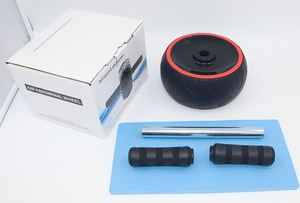 Tập luyện sức mạnh Đào tạo nhà phòng tập thể dục <span class=keywords><strong>AB</strong></span> tập thể dục con lăn với đầu gối pad cơ bụng bánh xe - Product Image 5