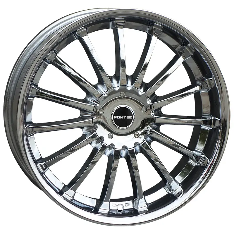 F50369 20 inç 8.5J ET40 5X108 5X100 5X114.3 cb 73 tam krom mat siyah parlak daire oto alaşımlı jantlar araba jantları