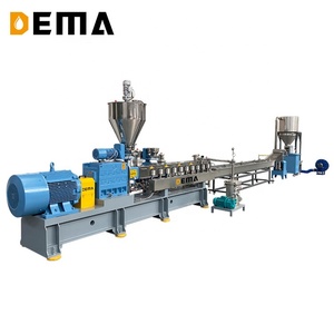 PP PE PMMA Parallel Twin Screw Granule Making Virgen HDPE Policarbonato Plástico Materia prima Pellet Extrusora Máquina - Product Image 6