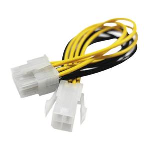 Câble d'alimentation de carte mère 4P à 8P Adaptateur d'alimentation CPU pour ordinateur de bureau en stock 20cm PVC - Product Image 2