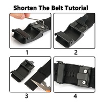 Ceinture Tactique Homme Personnalisable en Nylon à Serrage Automatique, Robuste et à Séchage Rapide – Offre Spéciale