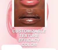 Base de gloss à lèvres liquide transparente semi-finie, personnalisable, DIY, mate, minérale, mignonne, végane, tendance, matière première en gros