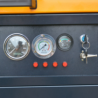 Compresseur d'air diesel portable 185 CFM 116 PSI 7 bars, alimenté par un moteur Cummins, commande mécanique, pour la construction