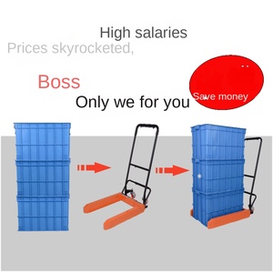 Carrello per <span class=keywords><strong>Trasporto</strong></span> Container a Prezzo di Fabbrica, Carrello Manuale Mini per Scatole Ribaltabili, Trolley per <span class=keywords><strong>Trasporto</strong></span> - Product Image 3