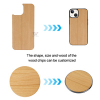 Coques de téléphone en bois et TPU écologiques pour iPhone 16, 15, 14, 13 Pro Max – Fournisseur en gros de coques arrière design avec copeaux de bois