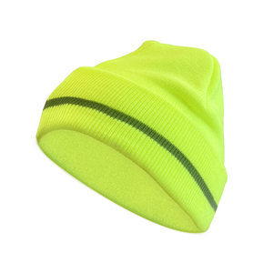 Mũ len mùa đông mềm mại, chất liệu acrylic, phản quang, dành cho nam - Product Image 4