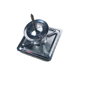 Meilleur prix, conception moderne, <span class=keywords><strong>laine</strong></span> <span class=keywords><strong>de</strong></span> fer, matériau auto-adhésif, anti-rouille, épingles d'isolation, 50X50mm, 35mm, matériaux d'isolation thermique - Product Image 1