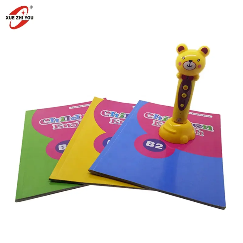 Children Learning Arabic English French Language Talking Reading Pen with Sound Books Point and Talk Pen for Kids Learning