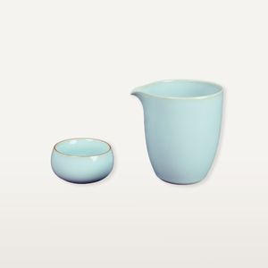 Vendita calda Ru forno Set <span class=keywords><strong>da</strong></span> tè-Xishi Pot, porcellana cinese tazza di tè con teiera e tazze, Celadon blu cinese gongfu servizio <span class=keywords><strong>da</strong></span> tè - Product Image 3