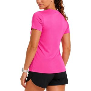 Custom <b>Women's</b> Running <b>Shirt</b> Quick Dry V-Neck Athletic Tee Lightweight Breathable UPF 50+ Sun Protection Outdoor Wear - Product Image 2