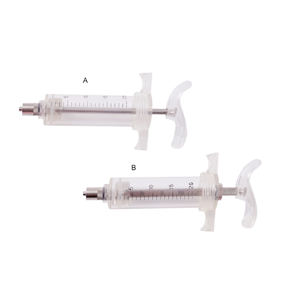 大型動物用ルアーロック付きKD316耐久性のある獣医Tpx再利用可能な20cc <span class=keywords><strong>50cc</strong></span>家畜注射シリンジ - Product Image 1