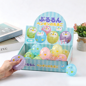 Most Popular TPR Animal Penguin Squishy Bead <b>Ball</b> Slow Return Hand Exercise <b>Squeeze</b> Stress Relieve Mochi Toys for Kids Adults - Product Image 5