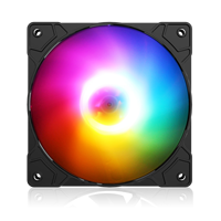 RX-1201 ARGB lumière LED ventilateur PC avec télécommande PWM refroidisseur d'air en aluminium et radiateur CPU pour PC et ordinateur boîtier de Dissipation thermique