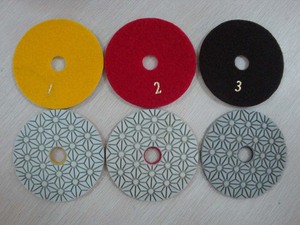 Tampon de polissage humide en diamant, 3 étapes, pour le marbre, granit, 4 pouces, <span class=keywords><strong>Super</strong></span> qualité, 1 pièce - Product Image 5