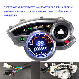 Compteur de vitesse numérique pour <span class=keywords><strong>moto</strong></span> Export X1R 135, instrument LCD, <span class=keywords><strong>chronomètre</strong></span> électronique, étanche, réglage automatique de la luminosité - Product Image 2