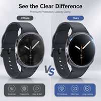 Film de protection en verre trempé 9H pour Samsung Galaxy Watch8 40mm 44mm Classic 46mm – Protection d'écran anti-espion – Offre spéciale