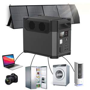 Estación de Energía Portátil de 1200W para Camping y Viajes, Recargable Solar, Ligera, con Toma de Corriente Alterna y USB-C PD de 100W para Laptop - Product Image 1