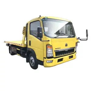 Sinotruk HOWO 3-5 톤 4X2 롤백 평판 레커 견인 트럭 판매